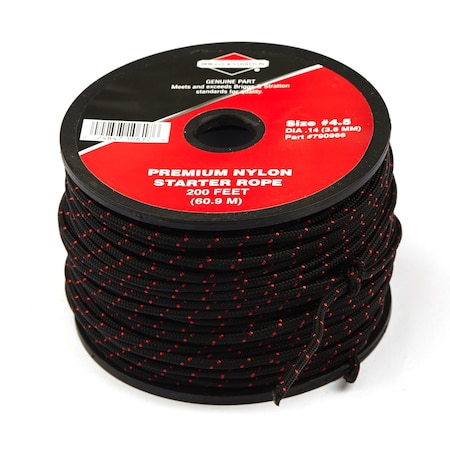 Briggs & Stratton No 4-1/2 Starter Rope, 200 Ft 790966